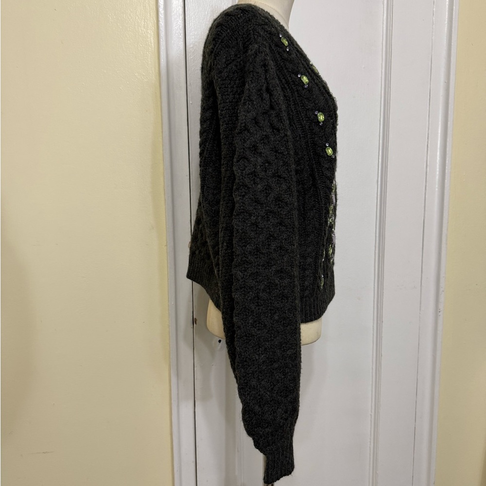 Cinq à Sept
Joelle Embellished Cable Cardigan - Picture 13 of 16